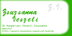 zsuzsanna veszeli business card